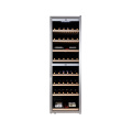 Gabinete de vidrio de acero inoxidable Enfriador de vino LED LED